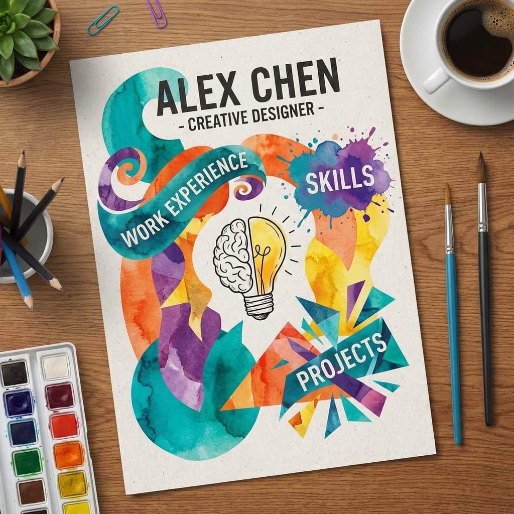 Plantilla de Currículum Creativo - CV Nexo Digital